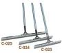 22 &quot;Steel Plate Straight Rubber Push Wiper