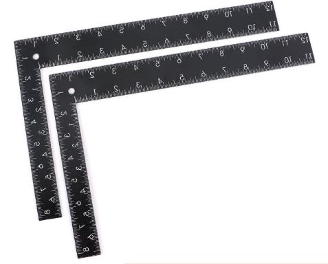 Black Square Ruler 200Mmx300Mm