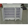 Three-door shoe cabinet