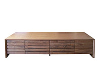 Black walnut TV cabinet
