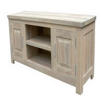 Oak 2-door TV cabinet
