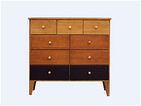 Nine chest of drawers