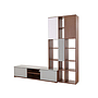 Left TV station + bookcase