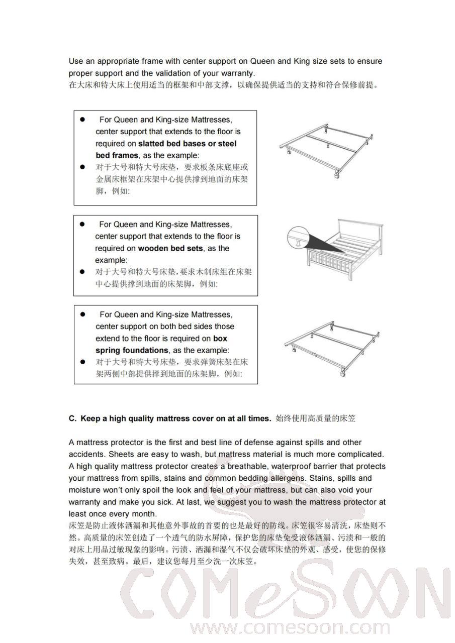 Queen Mattress,150*200*22cm