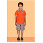 School uniform male-PE