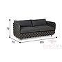 Outdoor rattan sofa-145cm,145*70*70cm