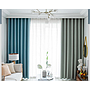 Bamboo section imitation linen curtain fabric