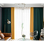 Matte curtain fabric