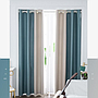 Double-sided linen curtain cloth
