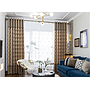 Chenille curtain fabric