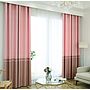 Snowflake Rainbow Linen Curtain Fabric