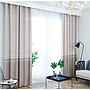 Snowflake Rainbow Linen Curtain Fabric