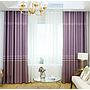 Snowflake Rainbow Linen Curtain Fabric