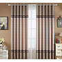 Cotton and linen jacquard curtain fabric
