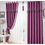 Embossed suede curtain fabric
