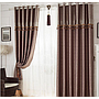 Embossed suede curtain fabric