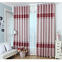 Four streamers embossed curtain fabric