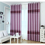 Four streamers embossed curtain fabric
