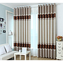 Four streamers embossed curtain fabric