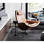 Lounge chair(sample)-92*85*94cm+50X40x43cm