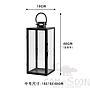 Lantern Lamp-18*18*48cm