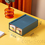 Storage Box Blue Double Tray-W16.5*L23*H 7CM,PP