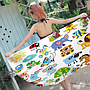 Cartoon Beach Towel,Microfiber ,150*70cm