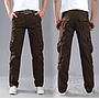Cargo Trousers-Brown