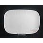 G099 Series 14" Rectangular Plate - White