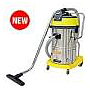 Cleaning Machine - Super Shell 60L Stainless Steel Bucket Qianqiu Frame Vacuum Suction Machine (220V 2000W)