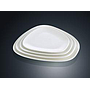 Irregular Shape White Tableware YYyp Series- Plate 9.25"