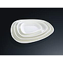 Irregular Shape White Tableware YYyp Series- Plate 10"