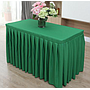 Rectangle Table Skirting(180*45+75cm)-Emerald